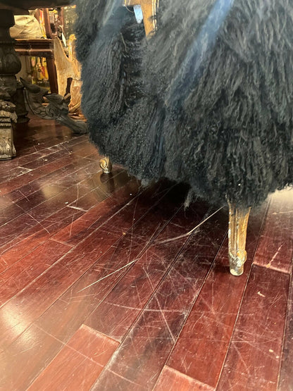 Pair of Niobe Shearling Lounge Chairs