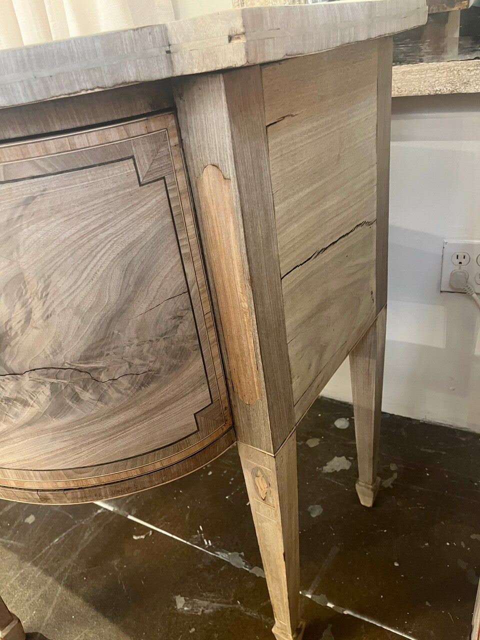 19th Century Bleached Regency Sideboard