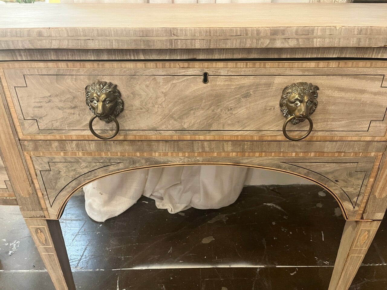 19th Century Bleached Regency Sideboard