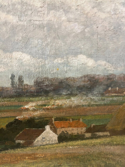 Early 1900's Dutch Pastoral Landscape