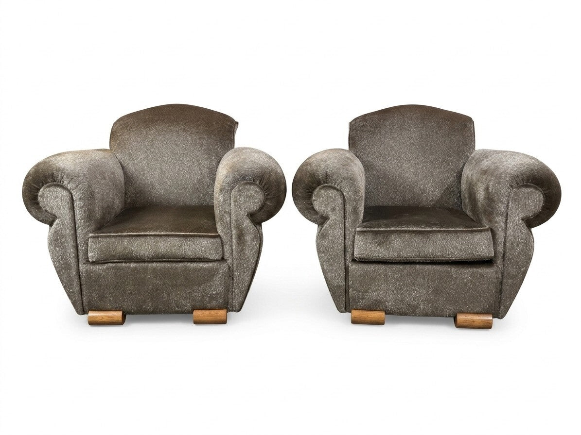 Pair of Custom Art Deco Style Chairs