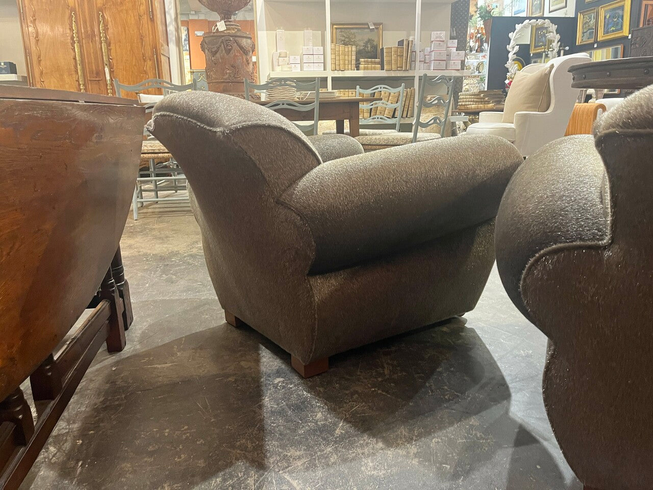 Pair of Custom Art Deco Style Chairs