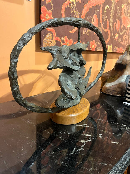 Gerard Koch Mid Century Brutalist Bronze Sculpture
