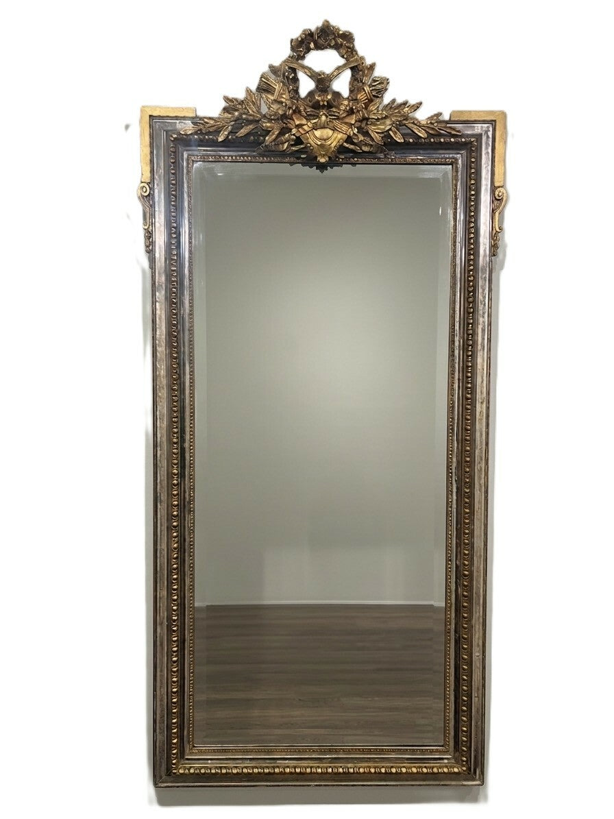 French Napoleon Style Wall Mirror