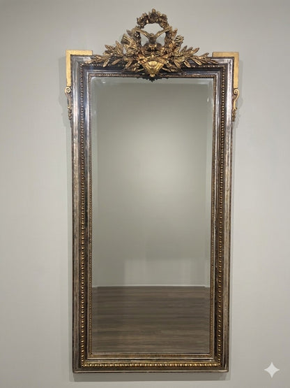 French Napoleon Style Wall Mirror