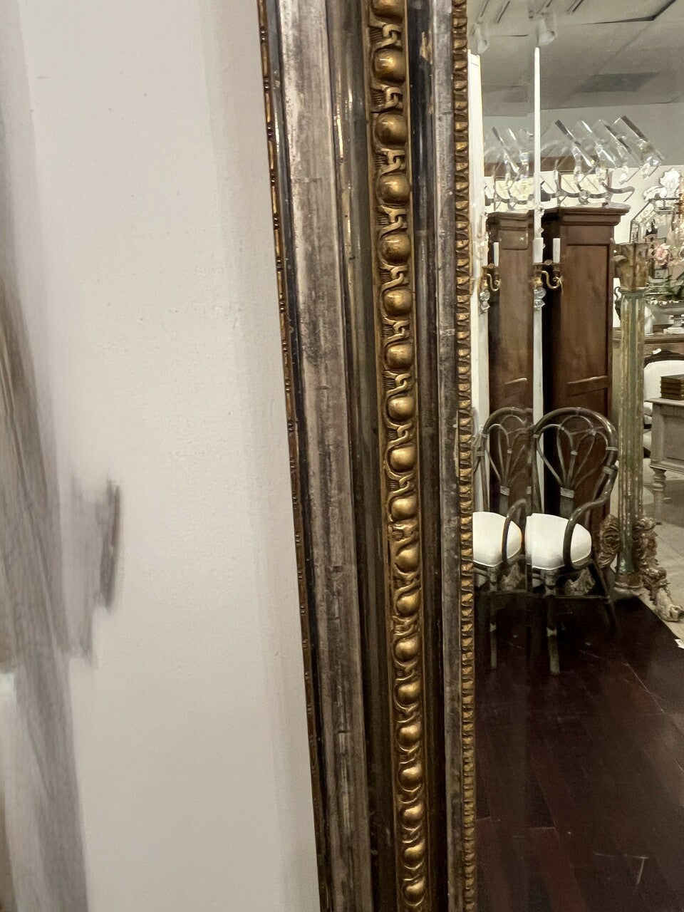 French Napoleon Style Wall Mirror