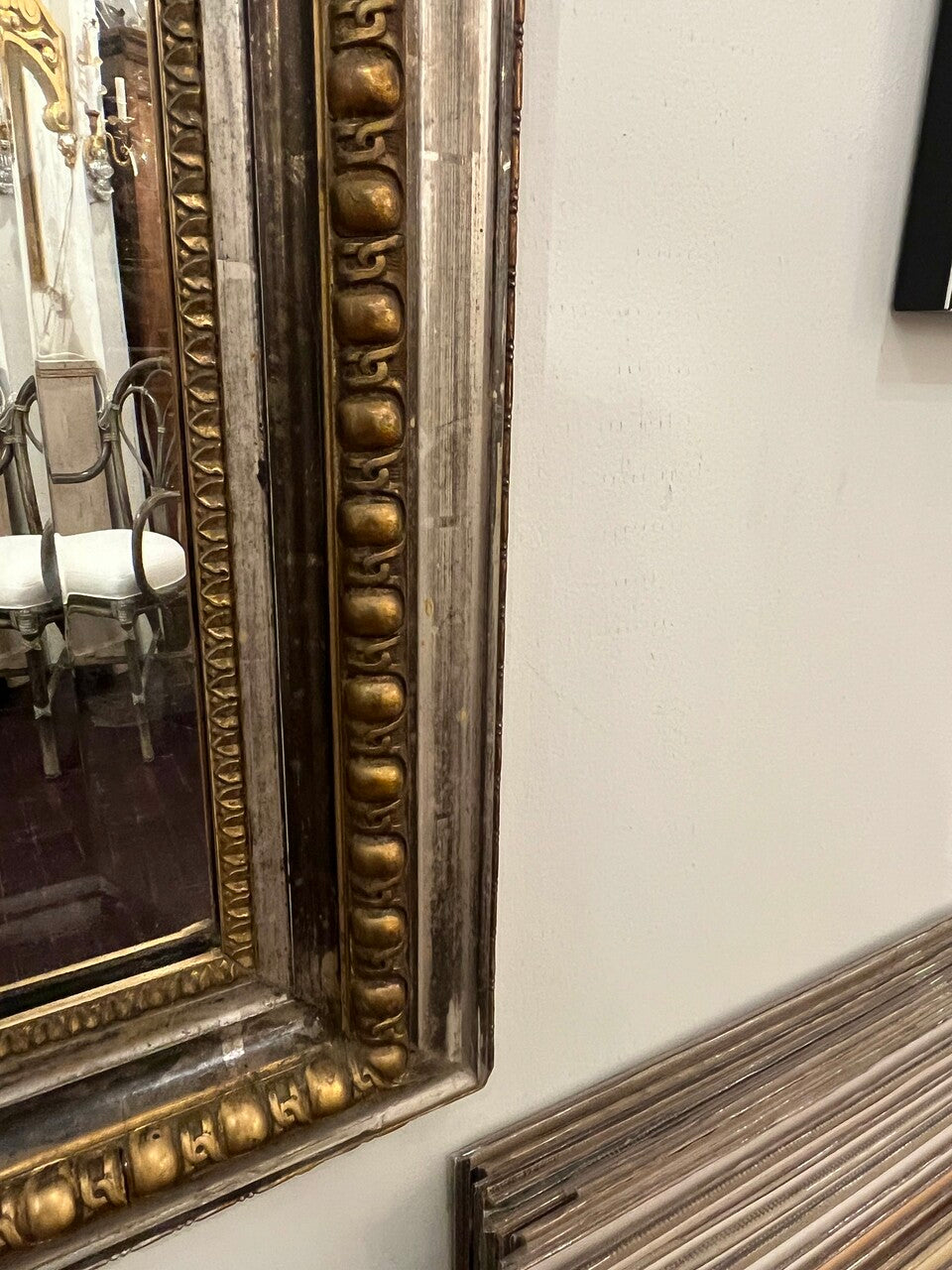 French Napoleon Style Wall Mirror