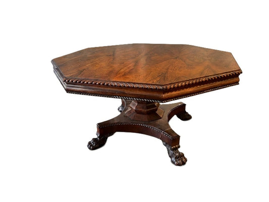 19th Century English Rosewood Center Table