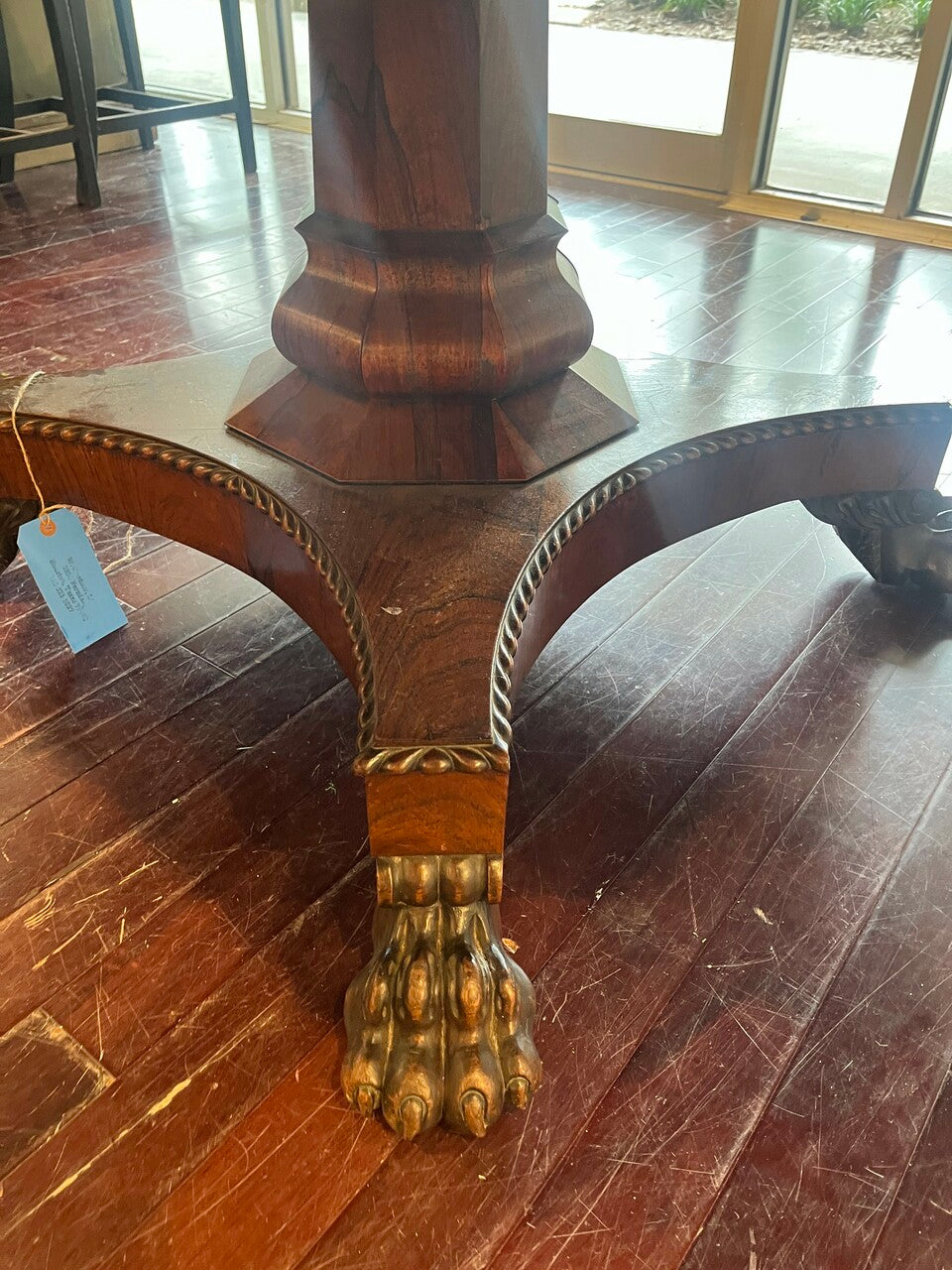 19th Century English Rosewood Center Table