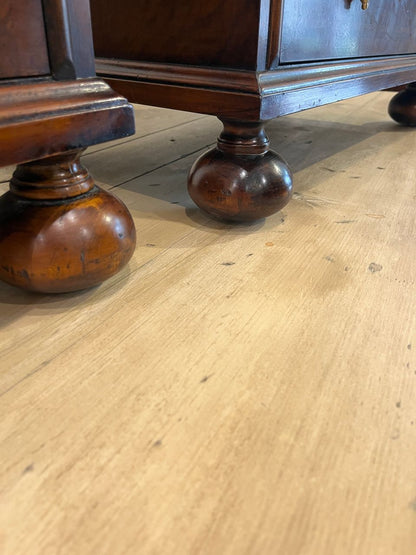 Pair of Walnut Burl Bachelor Chests