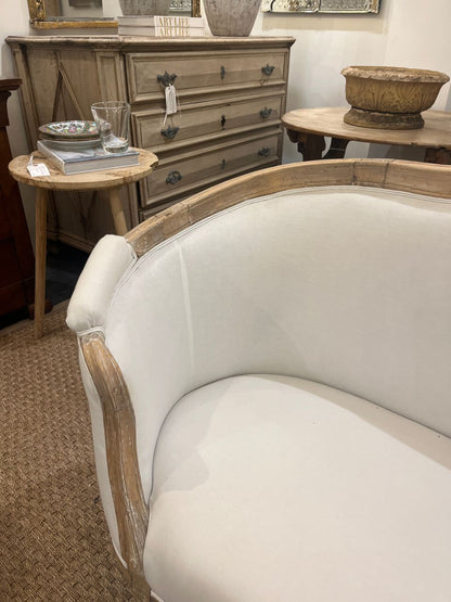 Swedish Gustavian Sofa in Linen