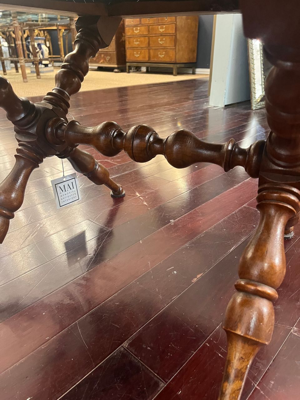 19th Century English Regency Style X-Base Stool