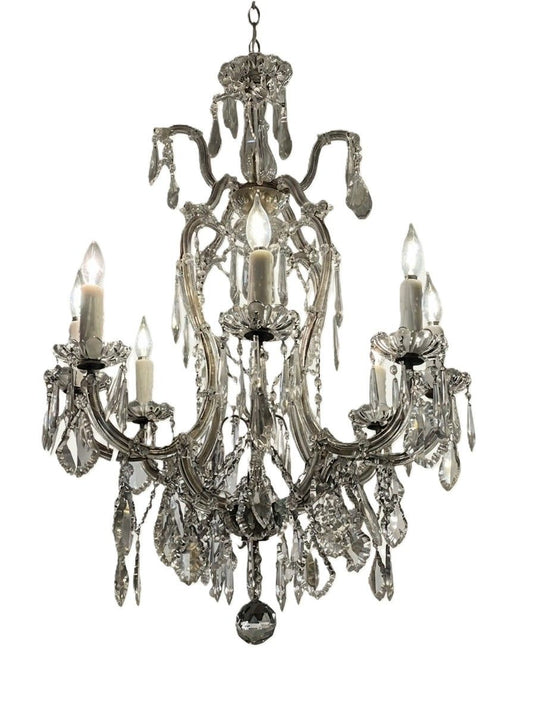Antique Italian Crystal Chandelier