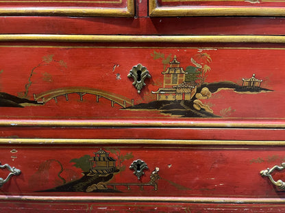 Antique Chinoiserie 4 Drawer Chest