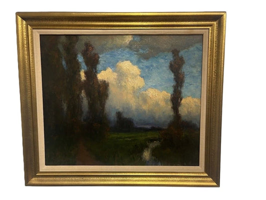 Late 19th Century Oil on Canvas Landscape