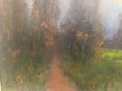 Late 19th Century Oil on Canvas Landscape