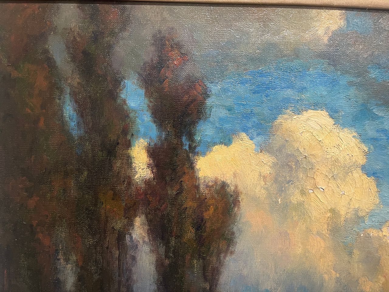 Late 19th Century Oil on Canvas Landscape