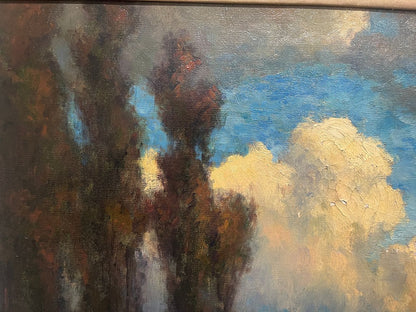 Late 19th Century Oil on Canvas Landscape