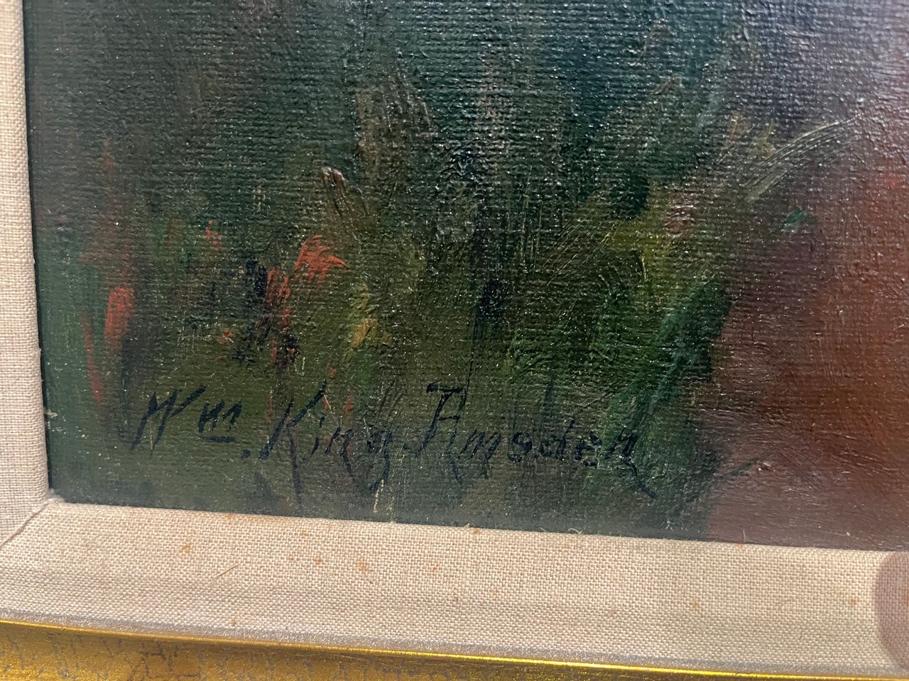 Late 19th Century Oil on Canvas Landscape