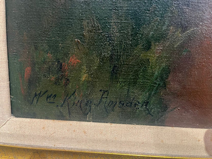 Late 19th Century Oil on Canvas Landscape