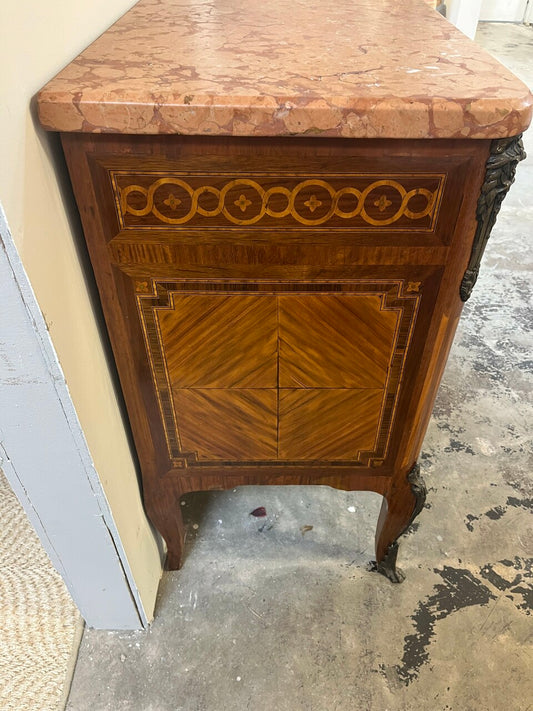 French Louis XVI Style Commode with Marble Top