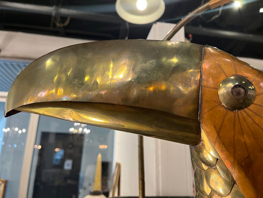 Sergio Bustamante Brass and Copper Toucan