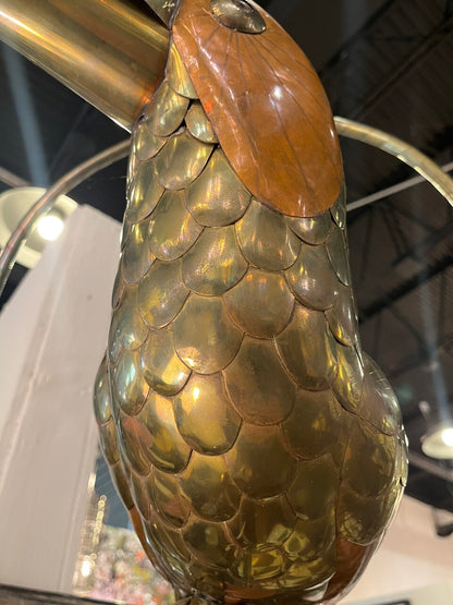 Sergio Bustamante Brass and Copper Toucan