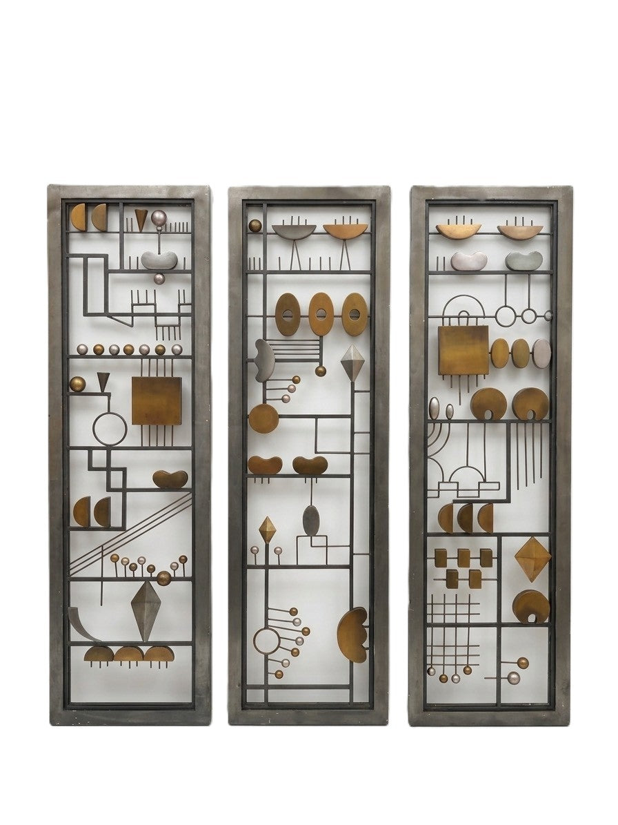 Mid Century Italian 3 panel Screen