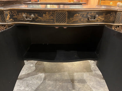 Vintage Chinoiserie Hall Cabinet