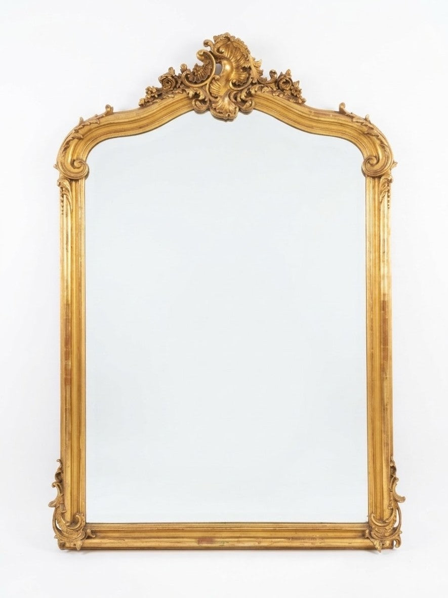 19th Century Gold Gilt French Mirror