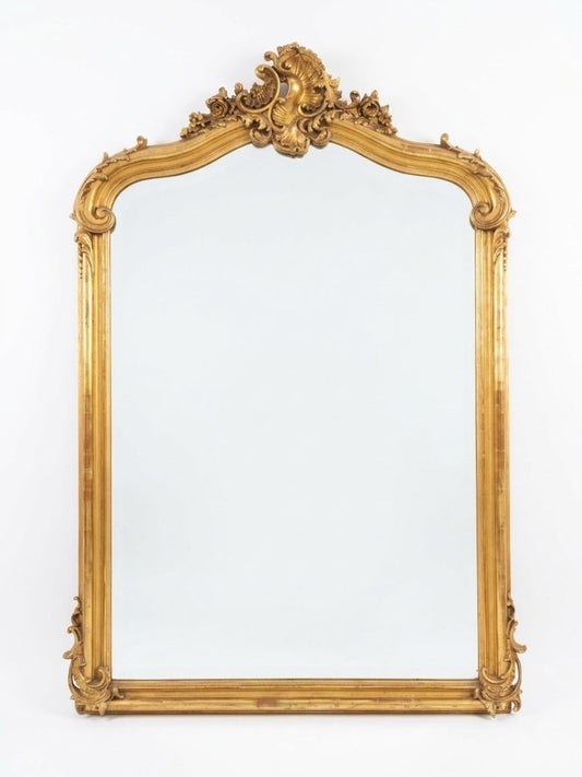 19th Century Gold Gilt French Mirror