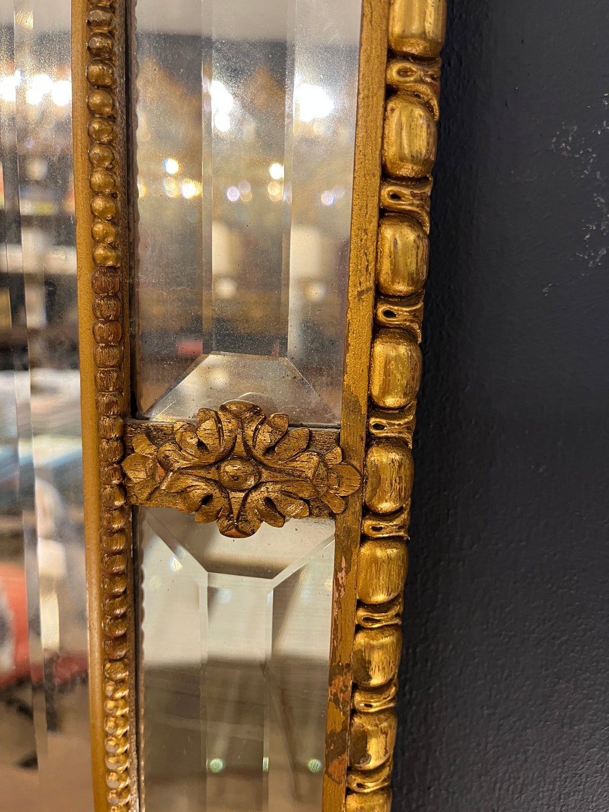 Italian Arch Beveled Wall Mirror