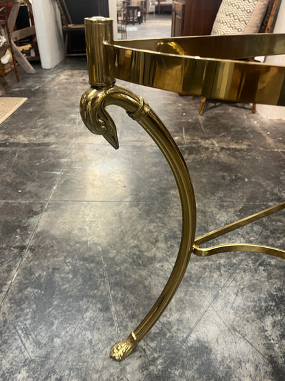 Hollywood Regency Maison Jansen Style Demilune