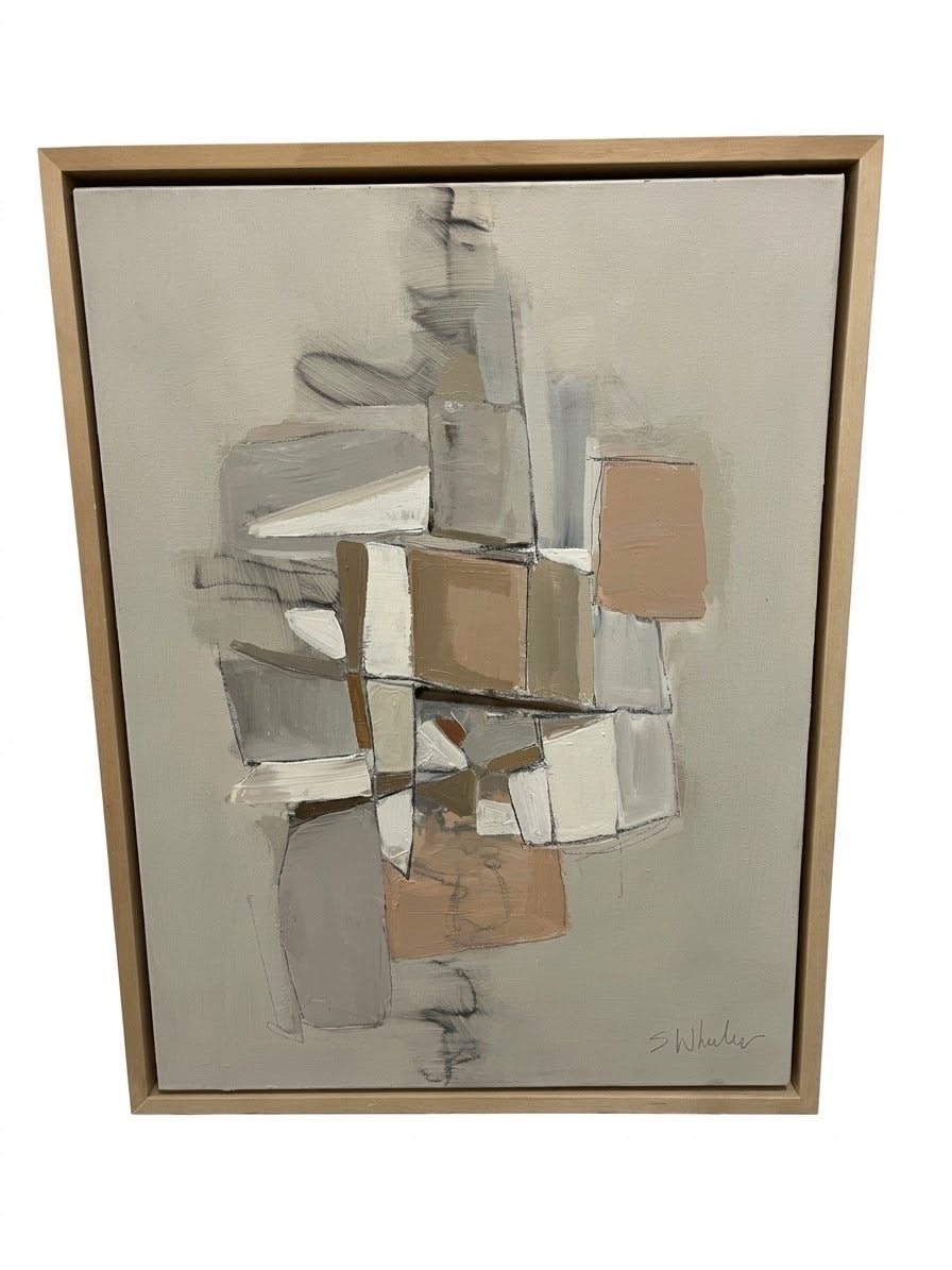 Original Oil on Canvas "Terracotta II" by Stephanie Wheeler