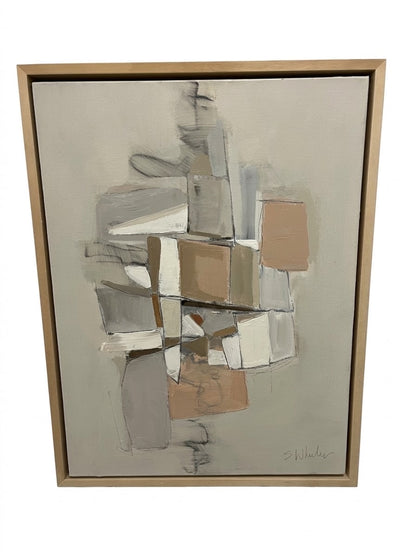 Original Oil on Canvas "Terracotta II" by Stephanie Wheeler