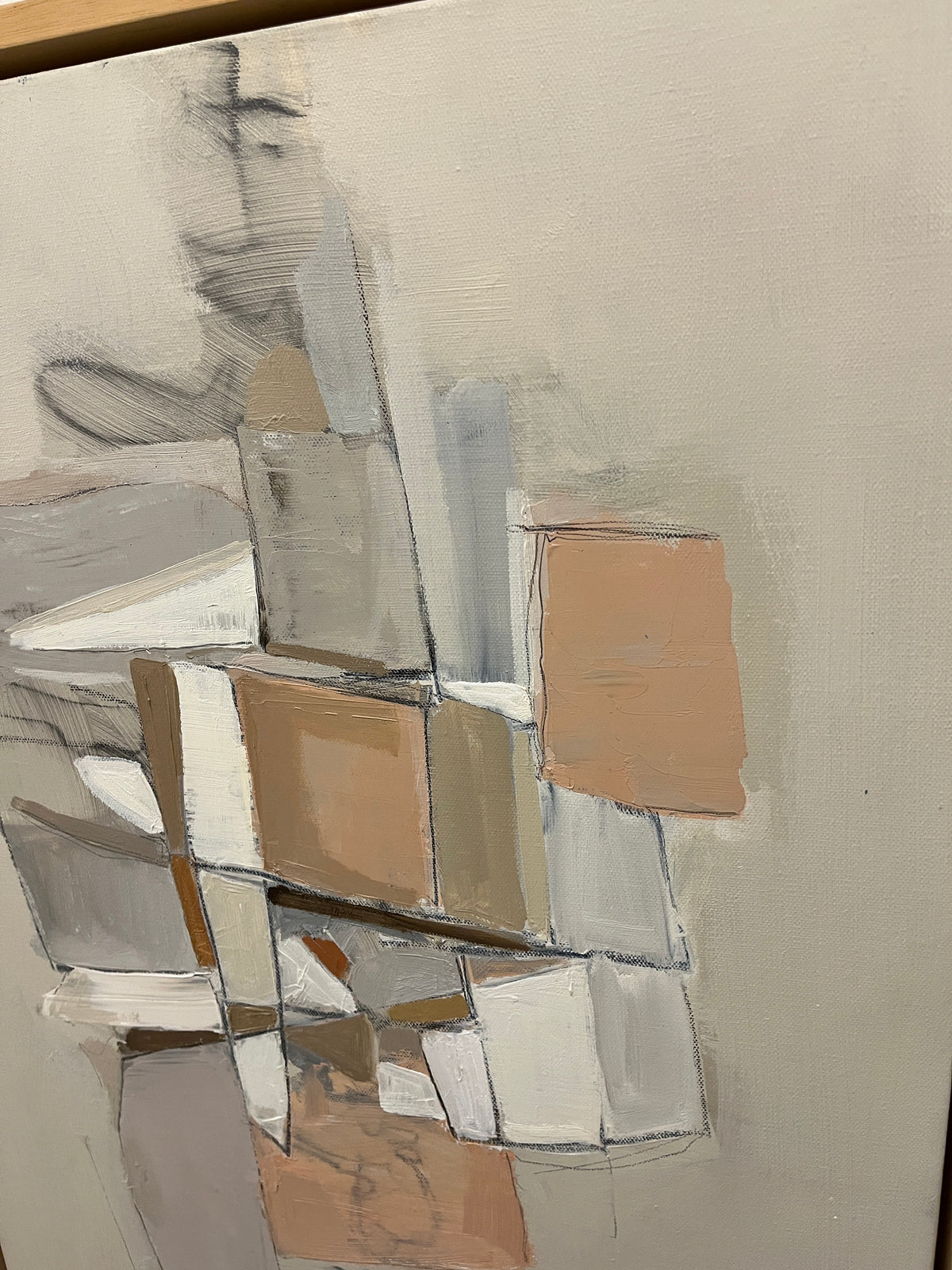 Original Oil on Canvas "Terracotta II" by Stephanie Wheeler