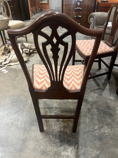 Set of 8 Bench Made Hepplewhite Style Chairs