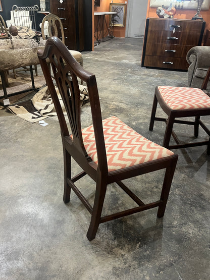 Set of 8 Bench Made Hepplewhite Style Chairs