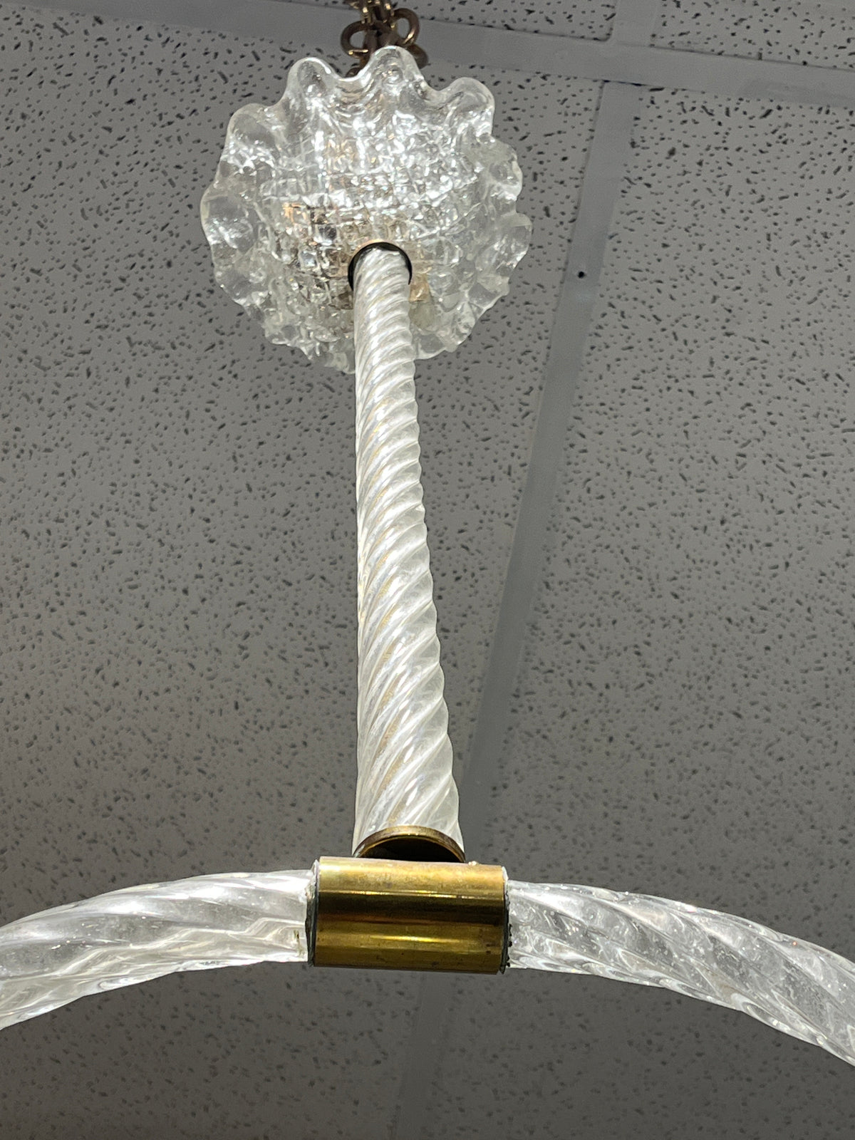 Vintage Italian Murano Pendant Chandelier