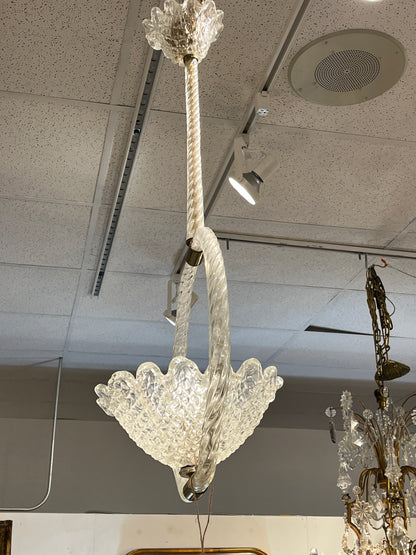 Vintage Italian Murano Pendant Chandelier