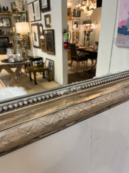 Antique Gilt Silver Louis Philippe Mirror