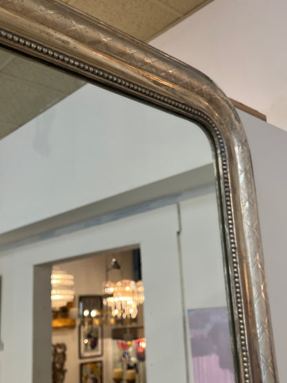 Antique Gilt Silver Louis Philippe Mirror
