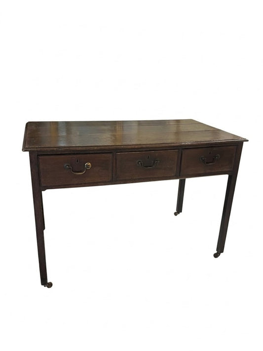 19th Century Georgian Carved Library Table
