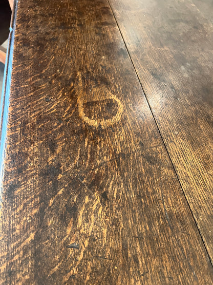 19th Century Georgian Carved Library Table