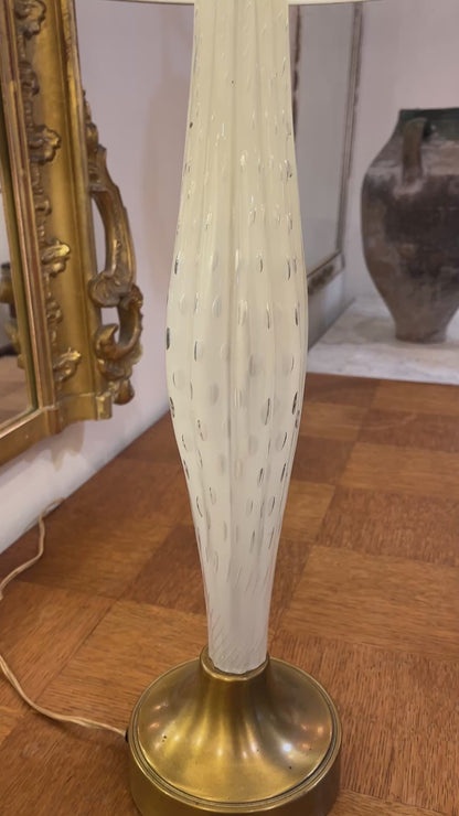 Pair of Classic Mid Century Murano Lamps